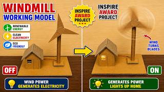 wind turbine working model for science project exhibition - diy - inspire award project - diypandit