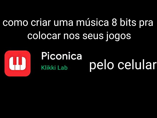 como criar músicas 8 bits pelo celular pra colocar nos seus jogos(vitss?) 