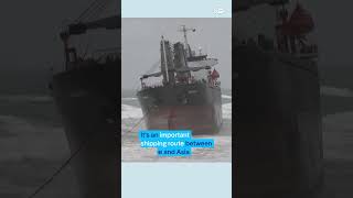 Cargo Ship Runs Aground In Storm Dw News