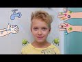 Leo gets rid of germs. Educational video for children