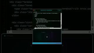 Coding a Futuristic Matrix Clock! 🟢⚙️ #shorts