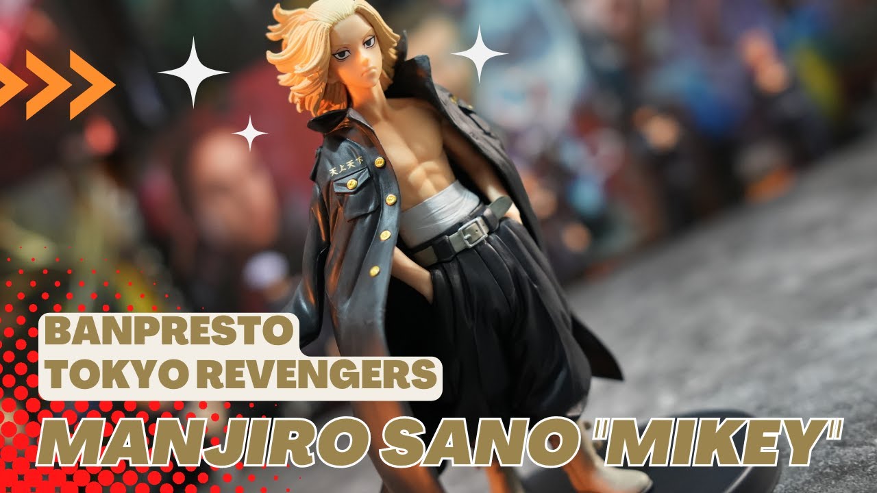 Manjiro Sano Mikey マイキー Tokyo Revengers Banpresto Figure Unboxing 4K
