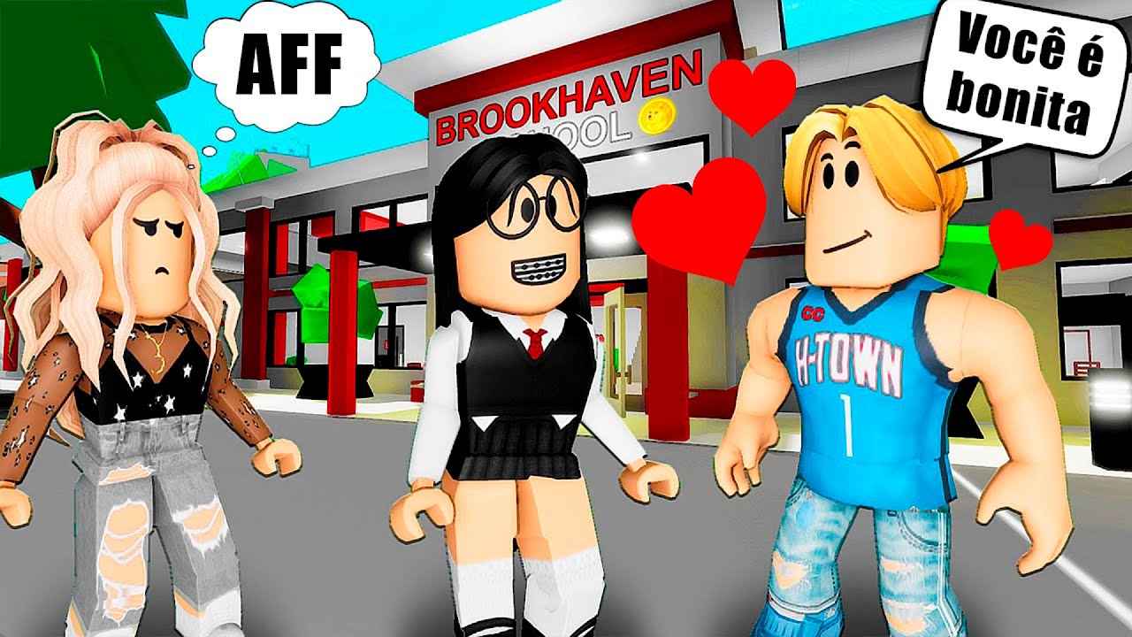 O MENINO MAIS BONITO DA ESCOLA SE APAIXONOU PELA NERD | Historinhas Brookhaven RP | Roblox