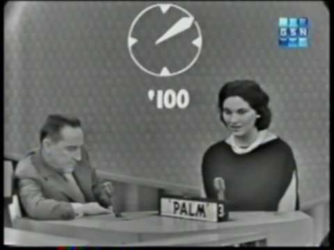 Early Password game show Lightening Round Segment -- Carol Burnett/Gary Moore