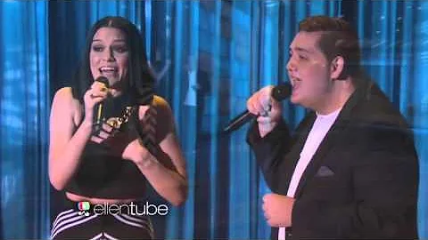 Jessie J and Tom Bleasby singing Flashlight