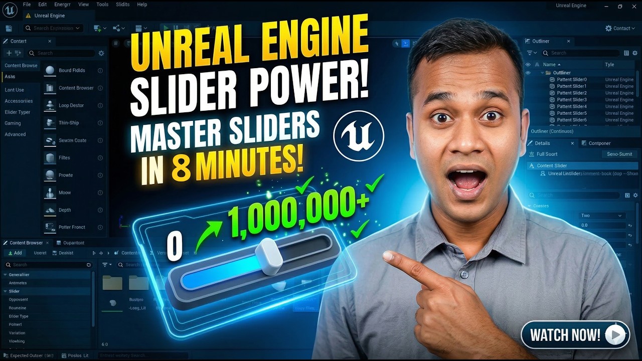 Unreal Engine Slider Tutorial: Control EVERYTHING in Seconds! - YouTube