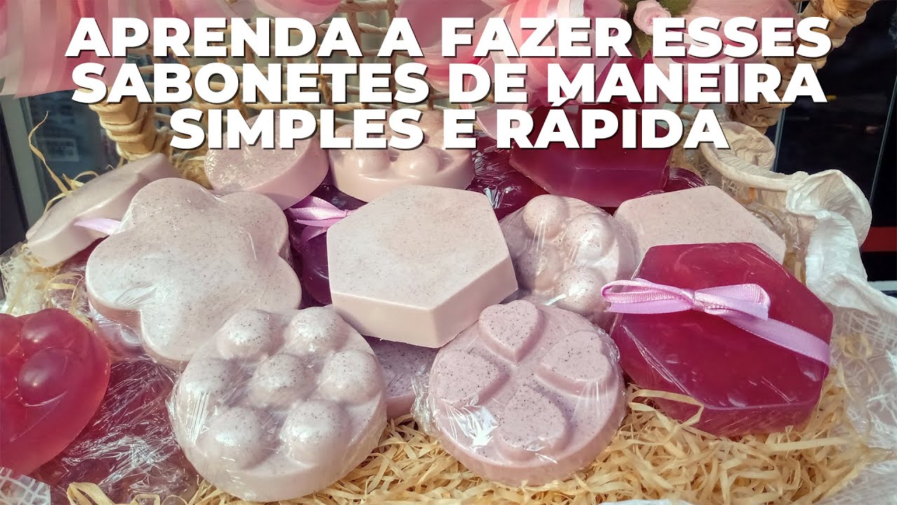 APRENDA FAZER SABONETES ARTESANAIS / SABOARIA PARA INICIANTES BASE GLICERINADA NOSSA TERRA