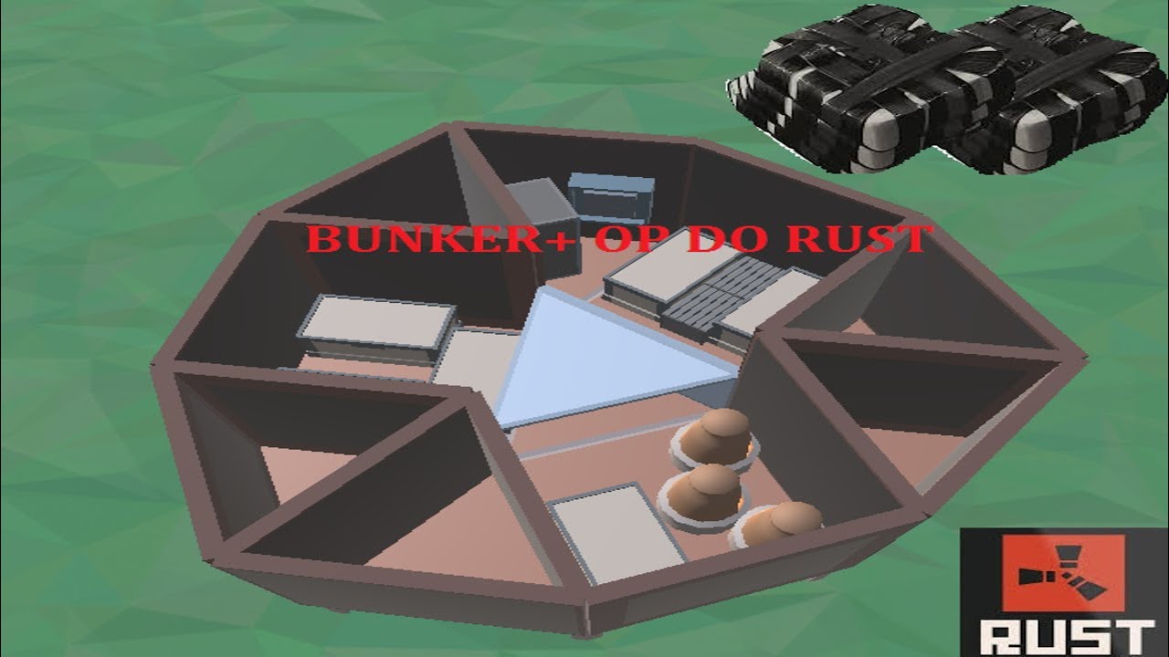 Rust Build- Base Bunker mais OP do Rust - YouTube