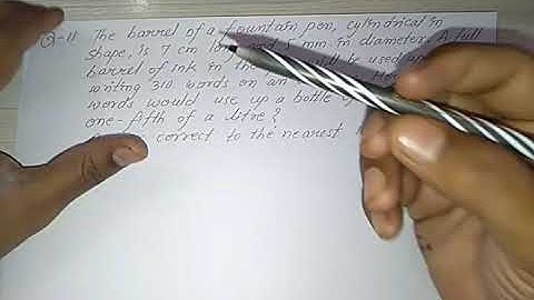 MENSURATION ICSE CLASS X 17.1 Q11