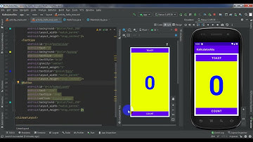 Android Studio | Hello Toast