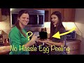 Easiest Way To Peel Hard Boiled Eggs!!