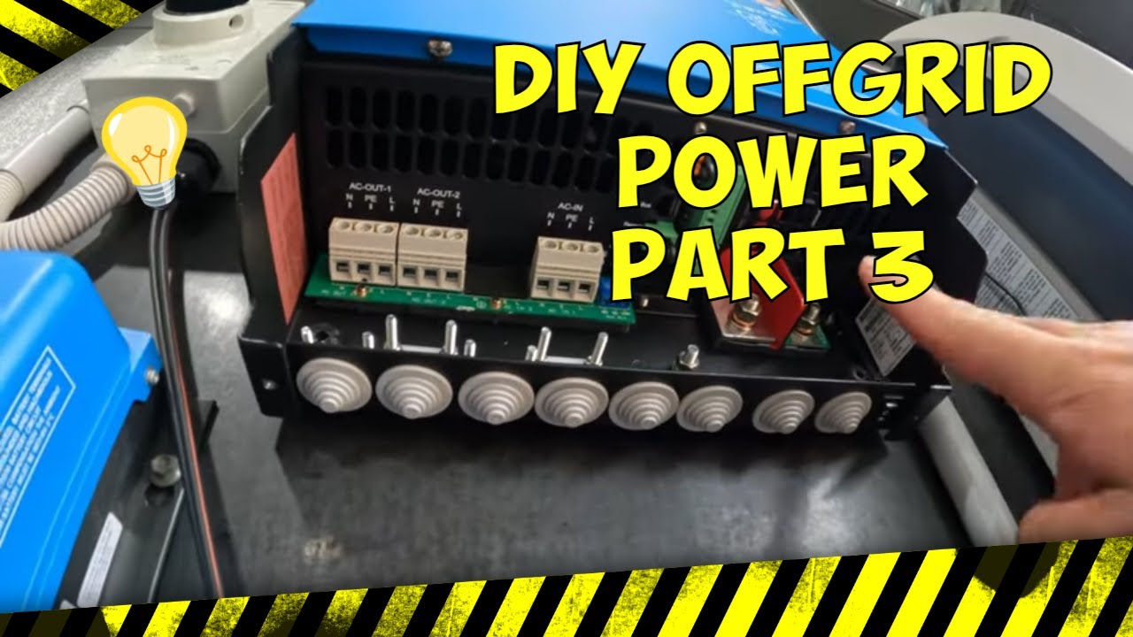 Part 3 DIY Off Grid Solar Powered Battery Bank YouTube