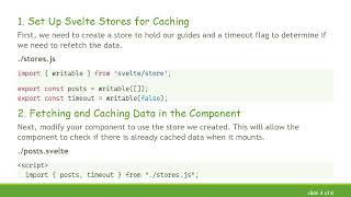 Caching API Results in Svelte