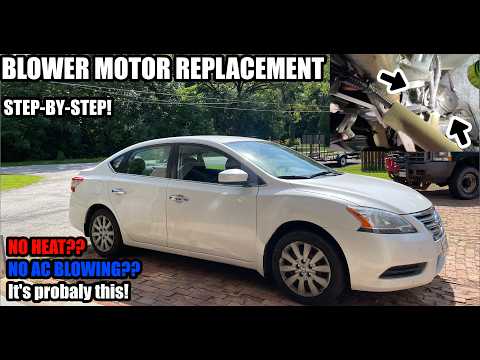 Nissan Sentra Blower Motor Replacement 13-18 Nissan Sentra AC Heater Blower Motor Fix Simple & Easy!