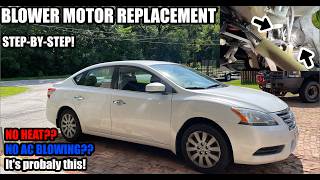 Nissan Sentra Blower Motor Replacement 13-18 Nissan Sentra AC Heater Blower Motor Fix Simple & Easy!