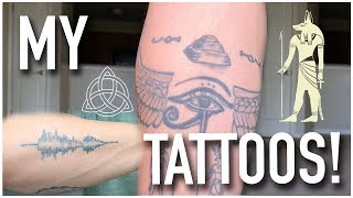 All About My TATTOOS!!! (Egyptian Influences, Charmed, Soundwave Tattoo etc.)