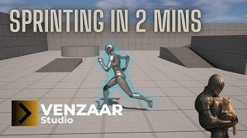 Unreal Engine 5 - Sprinting Tutorial 2 min!!!!