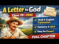 A Letter to God Class 10 English | Full Chapter Explanation in Hindi and English + Summary