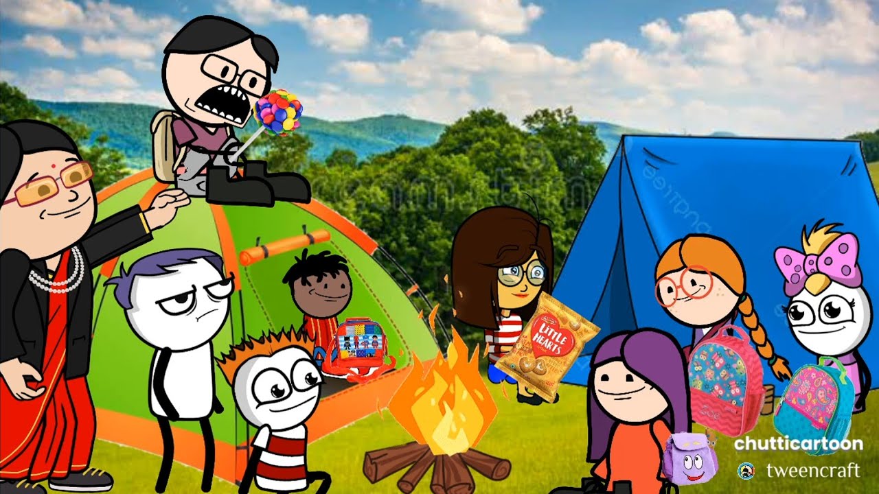 🏕️💃காட்டில் tent வீட்டில் மகிழ்ந்திடு🧙🎇🏞️part -4 Tweencraft #kanyakumarislangfunnyvideo #poomari