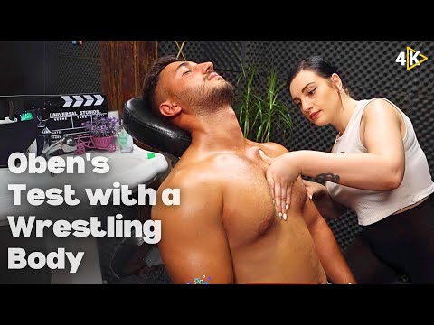 [ASMR] A Firm Chair Massage To Our Wrestler Model / With Oben's Narratione(Part2)