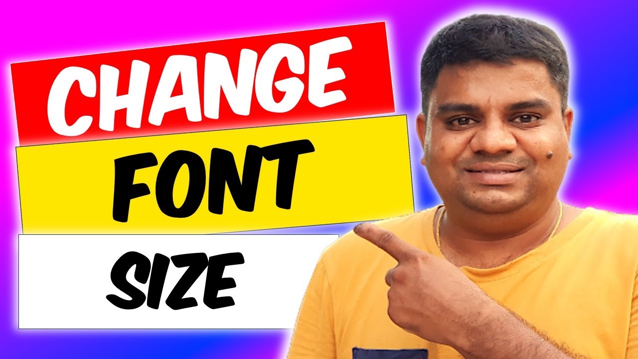 How to Change Font Size in Microsoft 365 - YouTube