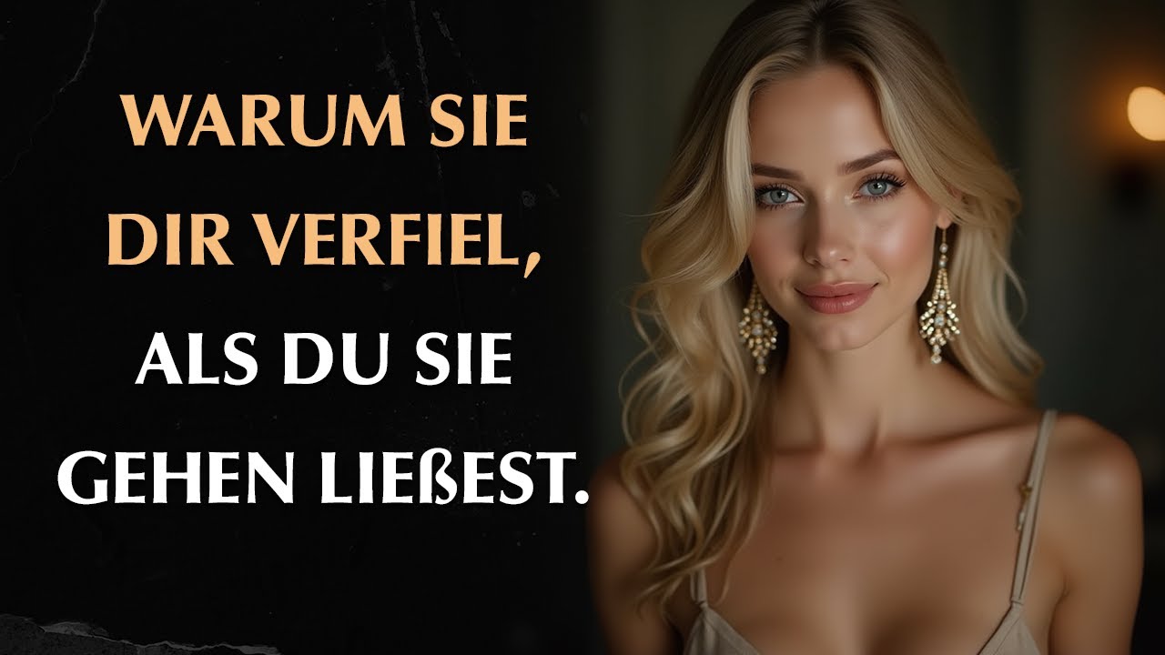 Sie verliebte sich in dich nachdem du sie gehen ließest Stoische Weisheit offenbart | Stoizismus