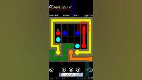 Flow Free - Regular Pack 7 x 7 Level 29
