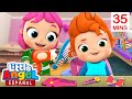 ¡Jugando A La Peluquería Con Sofí! | Canciones Infantiles de Bebé Juan | Little Angel Español