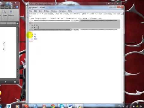 Python 2; How to Make a Simple Matrix
