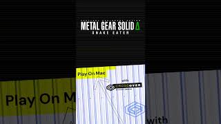 Metal Gear Solid Delta: Snake Eater on CrossOver Mac | #MSGDelta #crossover #macgaming #apple #mac