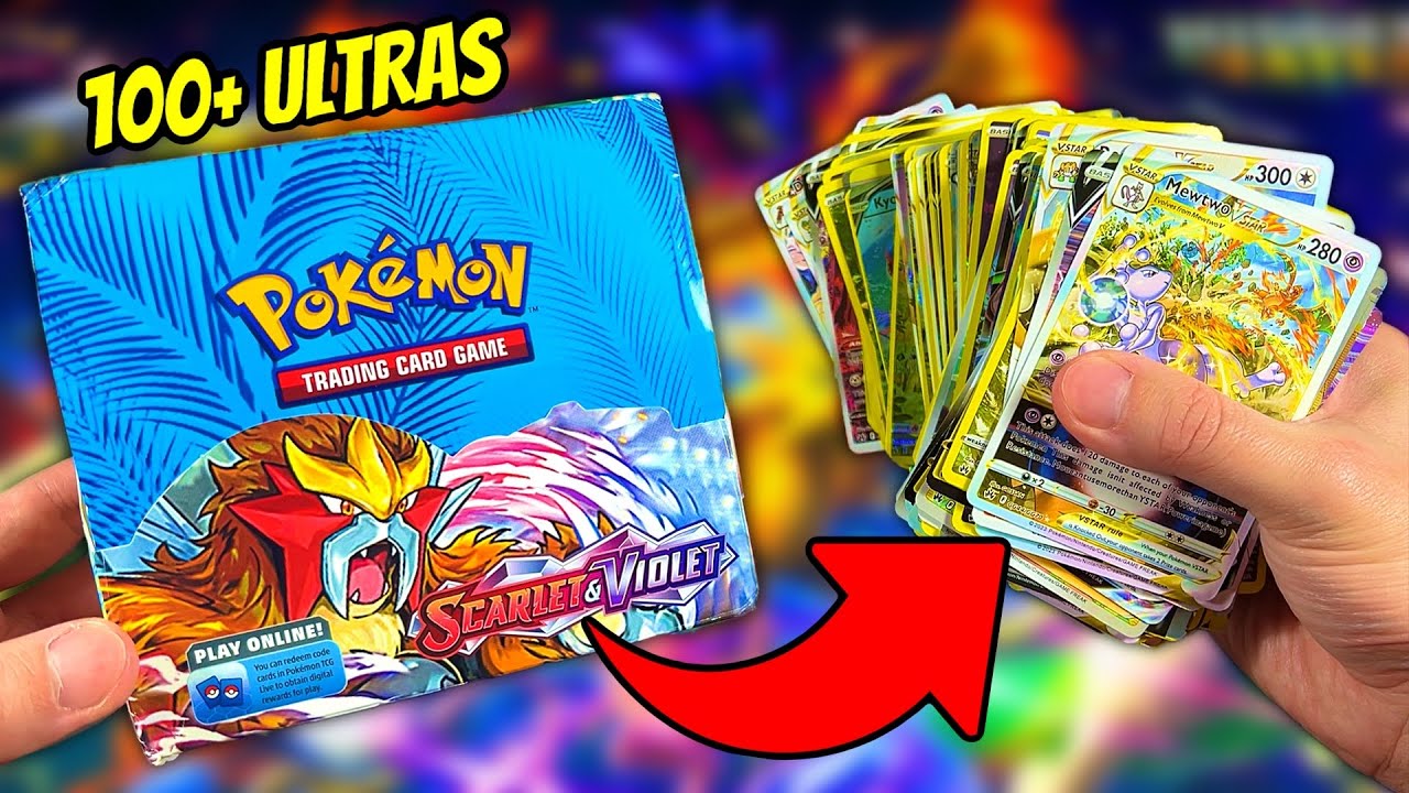 pokemon scarlet and violet booster pack rare cards Pokmon & Stellar Crown Sealed Box as you uncover the extraordinary powers of the Legendary Pokmon Koraidon and Miraidon Pokemon - Scarlet & Violet