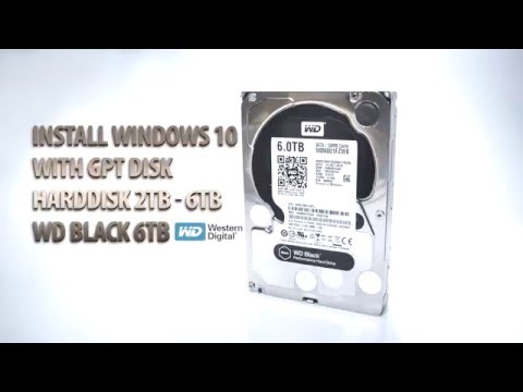 Install Windows 6TB