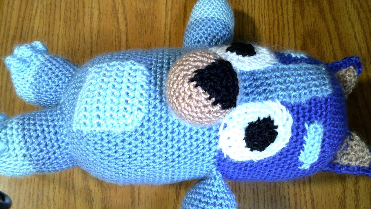 bluey crochet pattern in a minute