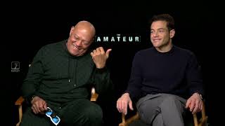 Rami Malek & Laurence Fishburne on The Amateur, Broadway Dreams & Legendary Careers