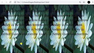 XHTML and CSS Tutorial 19 - background images and color Wealth
