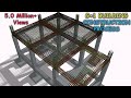 Rcc building construction process  footing  column  beam  stair  slab  hidden beam  rebar