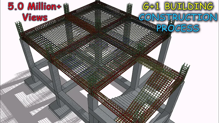 RCC Building Construction Process | Footing | Column | Beam | Stair | Slab | Hidden Beam | Rebar - DayDayNews