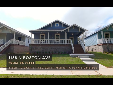 1138 N Boston Ave, Tulsa, OK home video tour