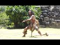 Marquesan warrior war dance