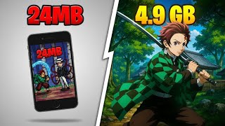 Demon Slayer Mobile Games Tested | 24MB to 4.9GB 😱 screenshot 3