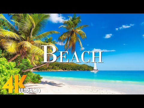 Beach Scenic Relaxation Film With Inspiring Cinematic Music and  Nature