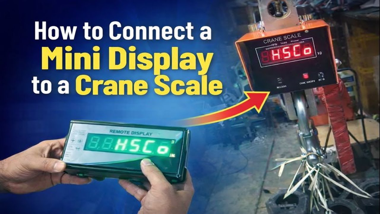 How to Connect a Mini Display to a Crane Scale