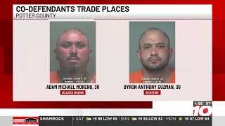One out one in co-defendants in Amarillo organized retail theft ring trade places in jail