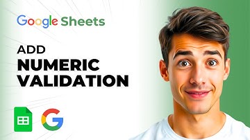 Hoe u numerieke waardevalidatie in Google Sheets kunt creëren (de eenvoudigste manier) (gids 2025)