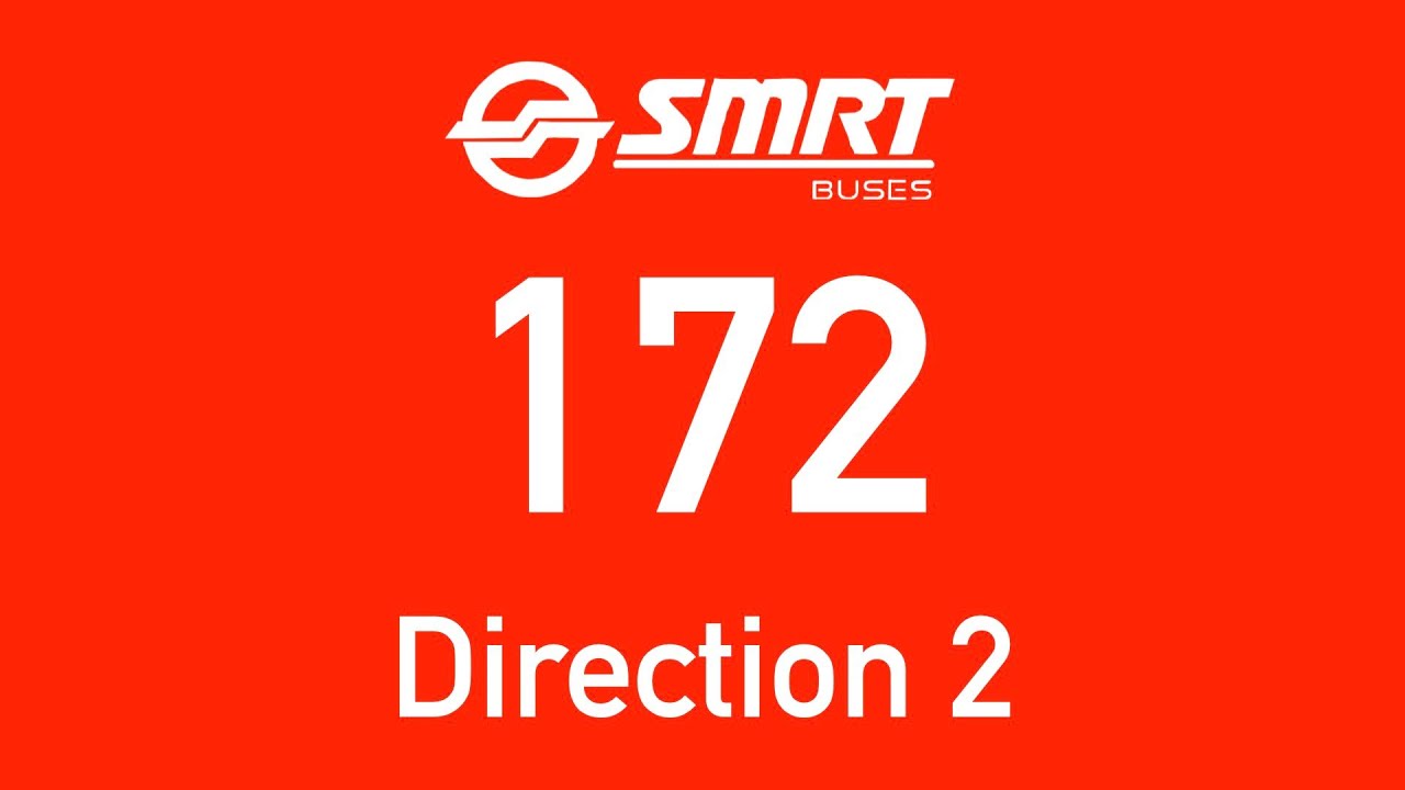 SMRT Buses Trunk Bus Route 172 Direction 2 Hyperlapse