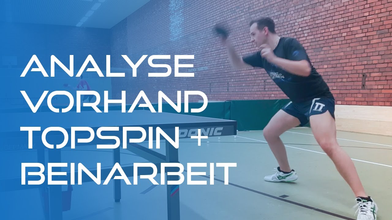 Übung mit detaillierter Analyse der Beinarbeit und VH-Topspin Jannick | Tischtennis Helden