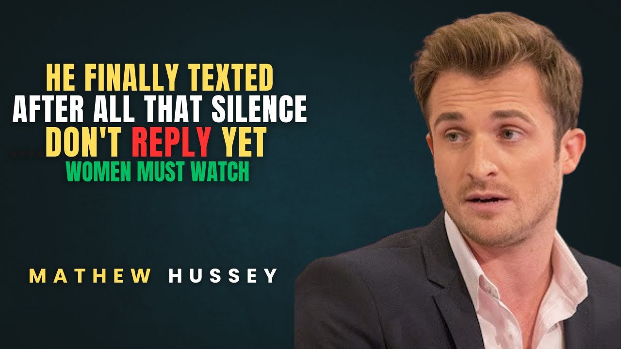 When He Texts You After Weeks of Silence... Don't Respond Like This 