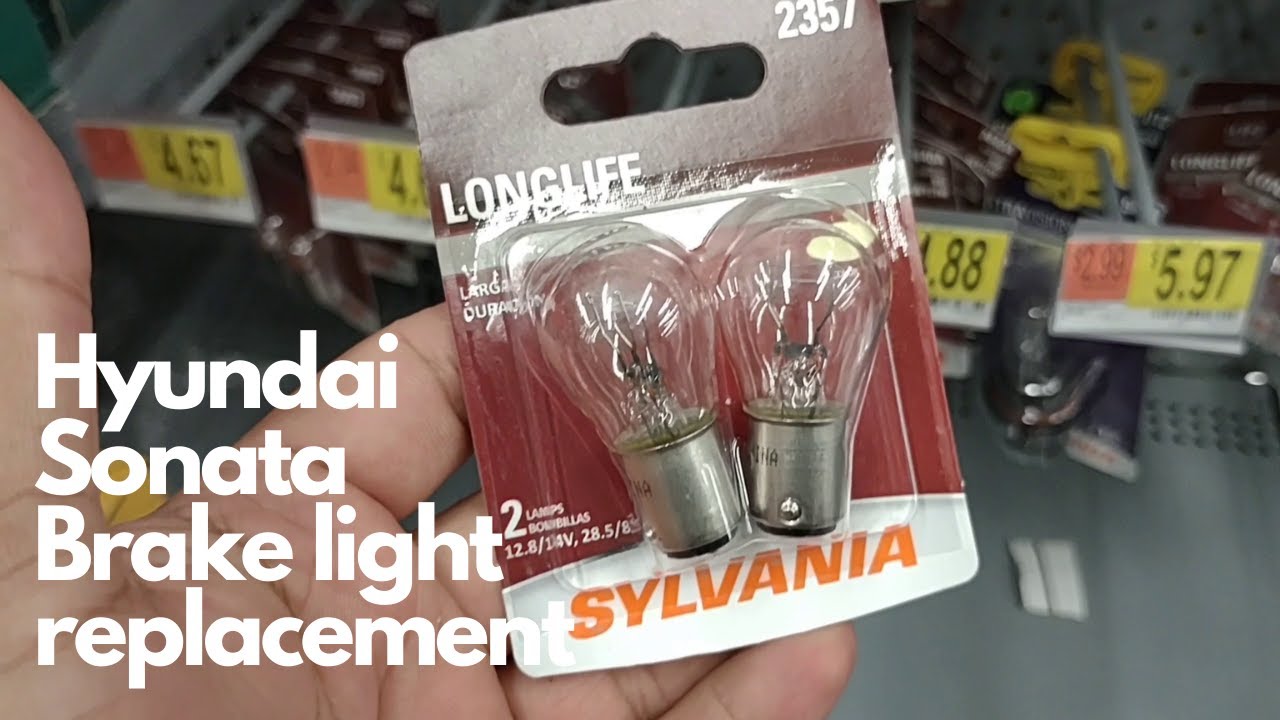 Hyundai / Kia  2015 / 2016 / 2017 / 2018 Sonata Brake light replacement Sylvania | 2022
