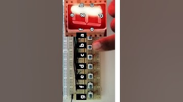 Display 7 segmentos mostral el numero 1 | Increíble componente #diy #motivation