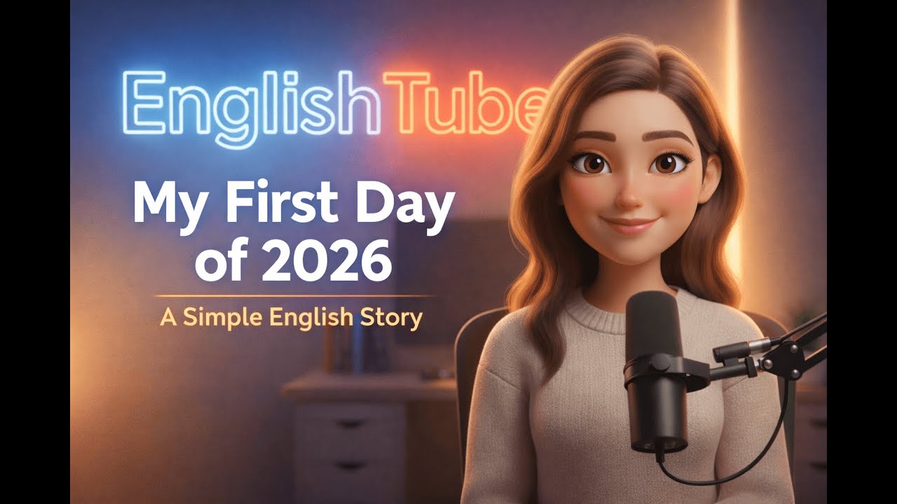Learn English with stories | My First Day of 2026 | Simple English Story for Listening Practice
